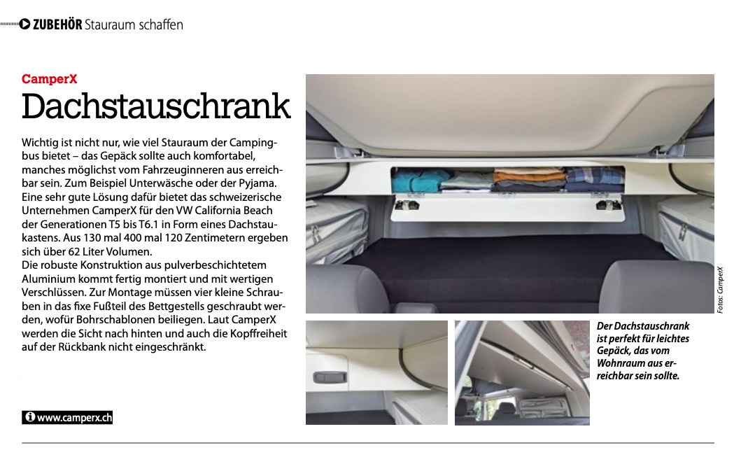Dachschrank camperx empfehlung