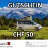 Gutschein camperX CHF 50