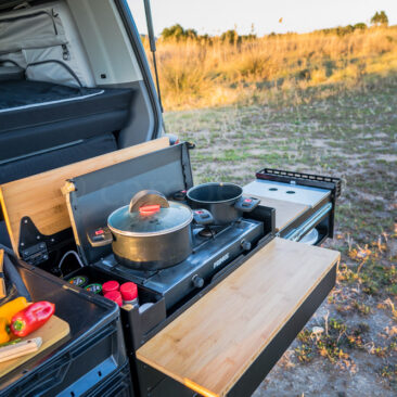 küchenkiste camping Heckauszug camperX