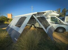 Frontwand Airflow für Wohnmobil Markise