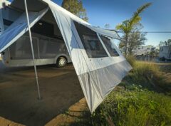 Frontwand Airflow für Wohnmobil Markise