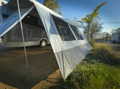 Frontwand Airflow für Wohnmobil Markise