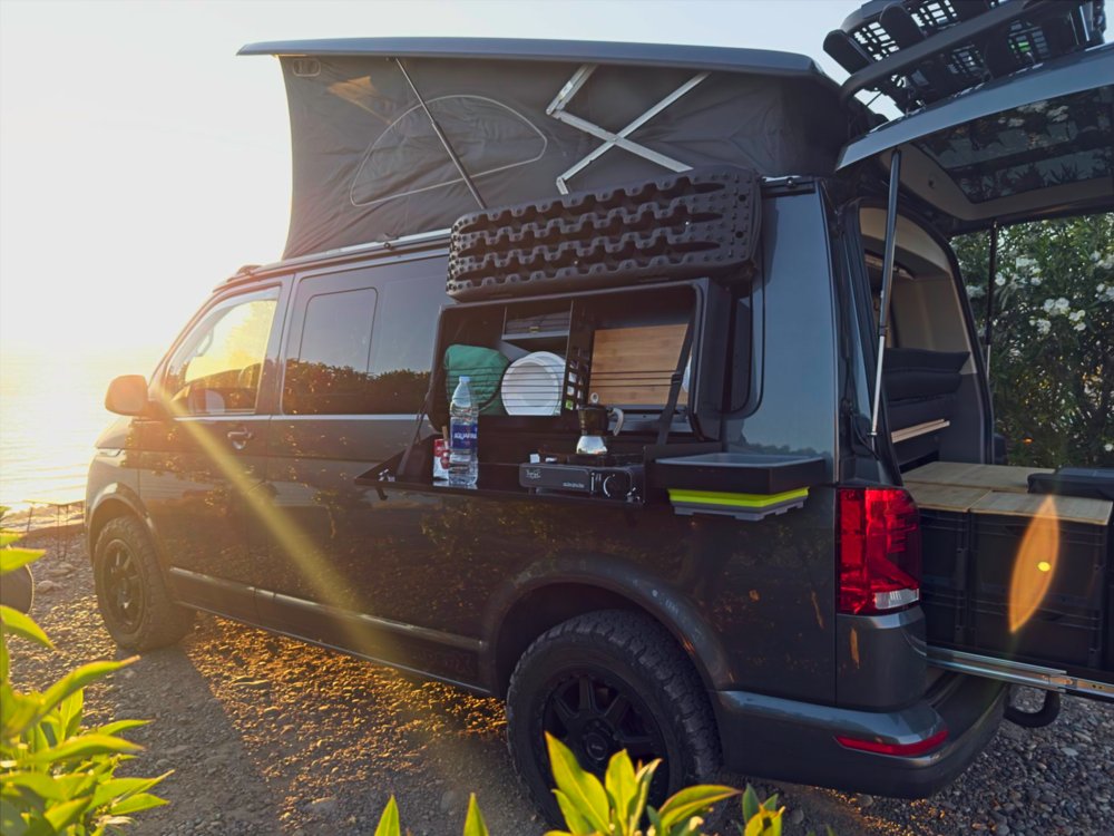 vw california küchenbox side